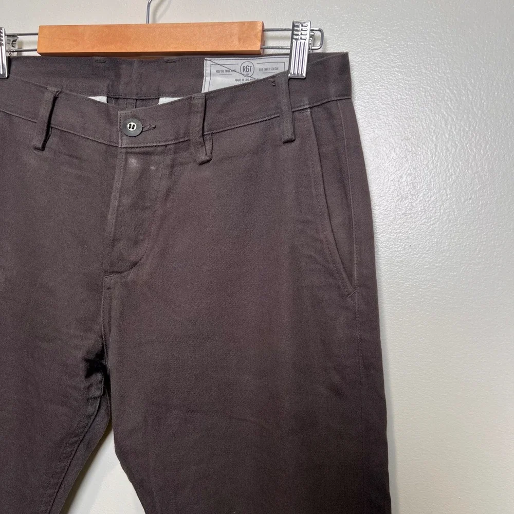 Rogue Territory Officer Trouser Mens 32x34 Brown Slim Taper Chino RGT USA Made